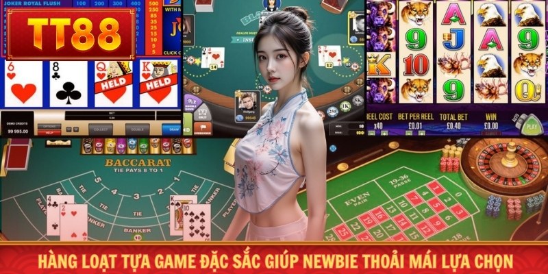 Hàng loạt tựa game đặc sắc giúp newbie thoải mái lựa chọn